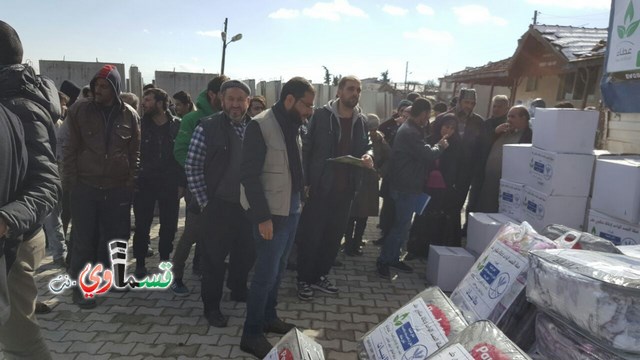 وفد إغاثي من الداخل الفلسطيني يصل تركيا لتقديم المعونات والتبرعات لمنكوبي حلب